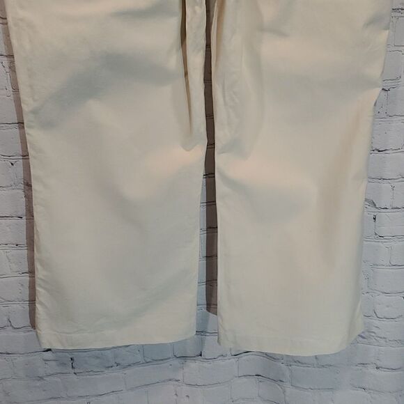 Chico's light colored khaki short inseam flared pants - Picture 6 of 8